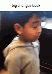 Finding Big Chungus Book GIF