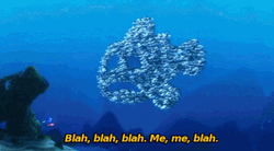 Finding Nemo Blah Blah Blah Me Me Blah GIF