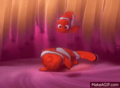 Finding Nemo Clownfish Saying First Day Of School Wake Up GIF