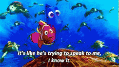 Finding Nemo Trying To Speak GIF