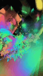Fine Art Rainbow Abstract Mobile Design GIF