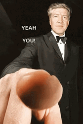 Finger Pointing David Lynch  GIF