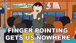 Finger Pointing Gets Us Nowhere GIF