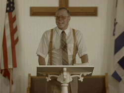 Finger Pointing Preacher Reconnecting Roots GIF