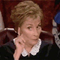 Finger Shake Judge Judy GIF