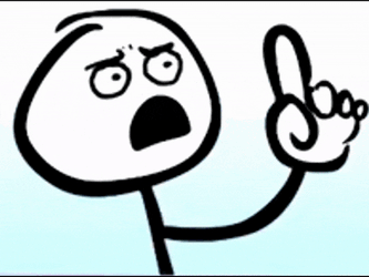 Finger Up Then Down Excuse Me GIF