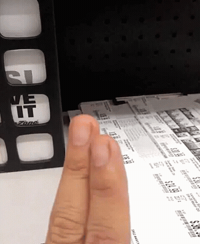 Fingers Crossed In Front Of We It Card Holder GIF