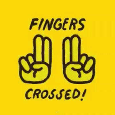 Fingers Crossed Sign GIF