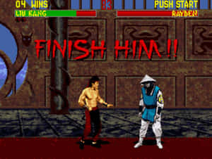 Finish Him Liu Kang Mortal Kombat GIF