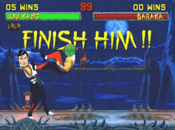 Finish Him Mortal Kombat Games GIF