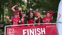 Finish Line People Cheering GIF