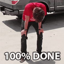 Finished Done Collapsing On The Ground GIF