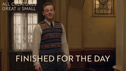 Finished For The Day Tristan Farnon GIF