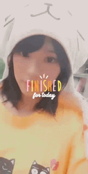 Finished For Today Cherprang Areekul BNK48 GIF