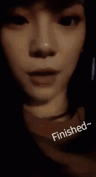 Finished Happy Korean Girl GIF