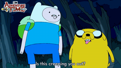 Finn And Jake Creeping You Out GIF