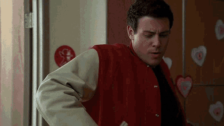 Finn Glee Glee GIF