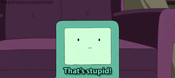Finn Stating That's Stupid From Adventure Time Animation GIF