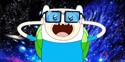 Finn The Human Mind Explosion Adventure Time GIF