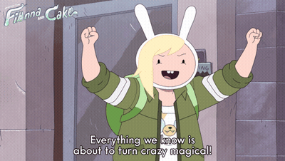 Finna And Cake Character Says Everything We Know Is About To Turn Crazy Magical GIF
