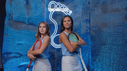 Fiona Crawley Carson Taguilig Rackets Back To Back GIF