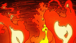 Fire Anime Drawing Art GIF