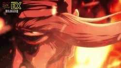 Fire Anime Genryusai Bleach GIF