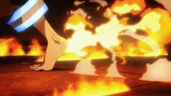 Fire Anime Shinra Kusakabe Fire Force GIF