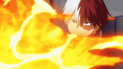 Fire Anime Todoroki Blast GIF