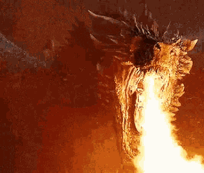Fire Breathing Dragon GIF