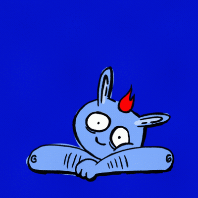 Fire Bunny GIF