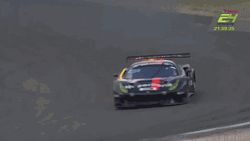 Fire Car Ferrari Sports Race Burning GIF
