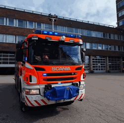 Fire Car Truck Flash Warning Lights GIF