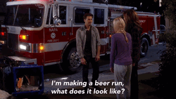 Fire Car Truck Parking Mom TV Series GIF