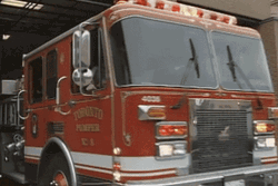 Fire Car Truck Rescue Elmo Sesame Street GIF