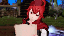 Fire Emblem Warriors Anna Taking Notes GIF