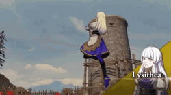 Fire Emblem Warriors Floating Anime GIF