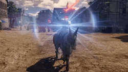 Fire Emblem Warriors Riding Horse GIF