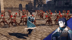 Fire Emblem Warriors Sword Logo GIF