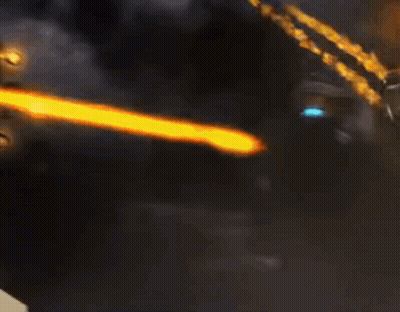 Fire Explosion With Dark Background GIF