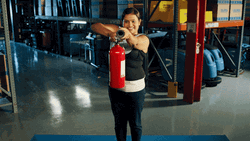 Fire Extinguisher Covered The Lens GIF