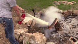 Fire Extinguisher For Combustible Materials GIF