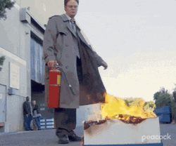 Fire Extinguisher For Parcel Fire GIF