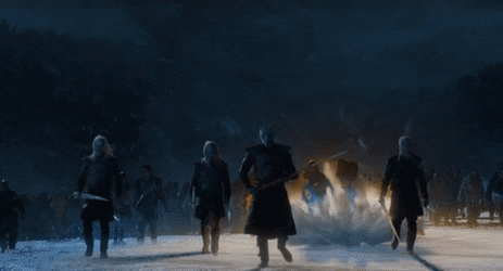 Fire Game Of Thrones Battle GIF