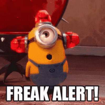 Fire Hydrant Minion Freak Alert GIF