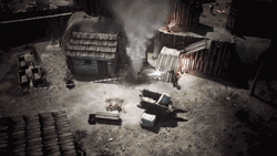 Fire Tornado Blasted On Wild Frontier Game GIF