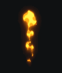 Fireball Animated Fire Flame GIF