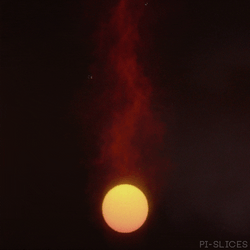 Fireball Flaming Moon GIF