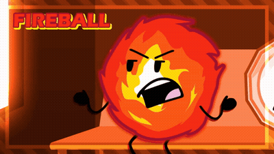Fireball Illustration GIF