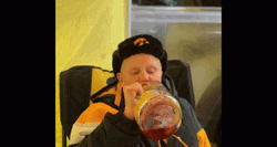 Fireball Kiss Shot GIF